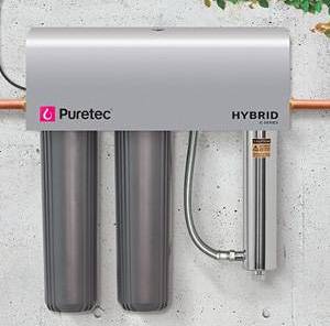 Domestic Puretec water pump and filter